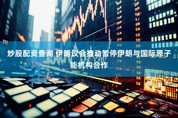 炒股配资查询 伊朗议会推动暂停伊朗与国际原子能机构合作