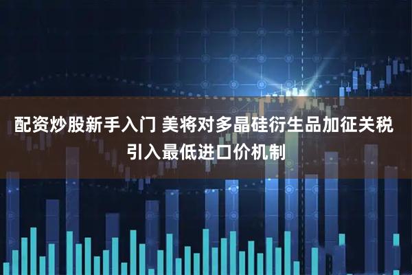 配资炒股新手入门 美将对多晶硅衍生品加征关税 引入最低进口价机制